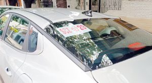 Los dolores de cabeza  con las patentes de papel: qué pasa ante accidentes y en el caso de robos.